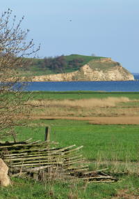 Aussicht von der Wohnung zum Greifswalder Bodden